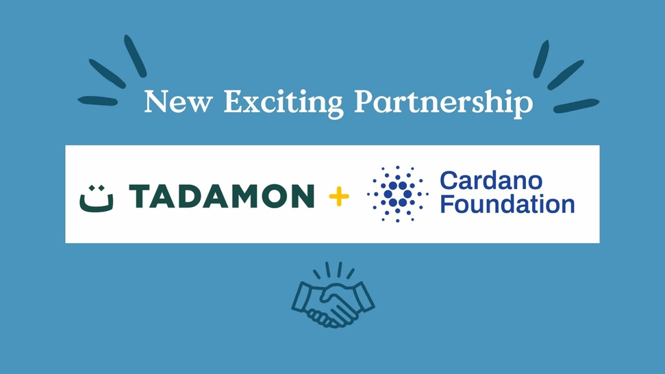 Tadamon announces partnership with Cardano Foundation for the advancement of blockchain technology for social good