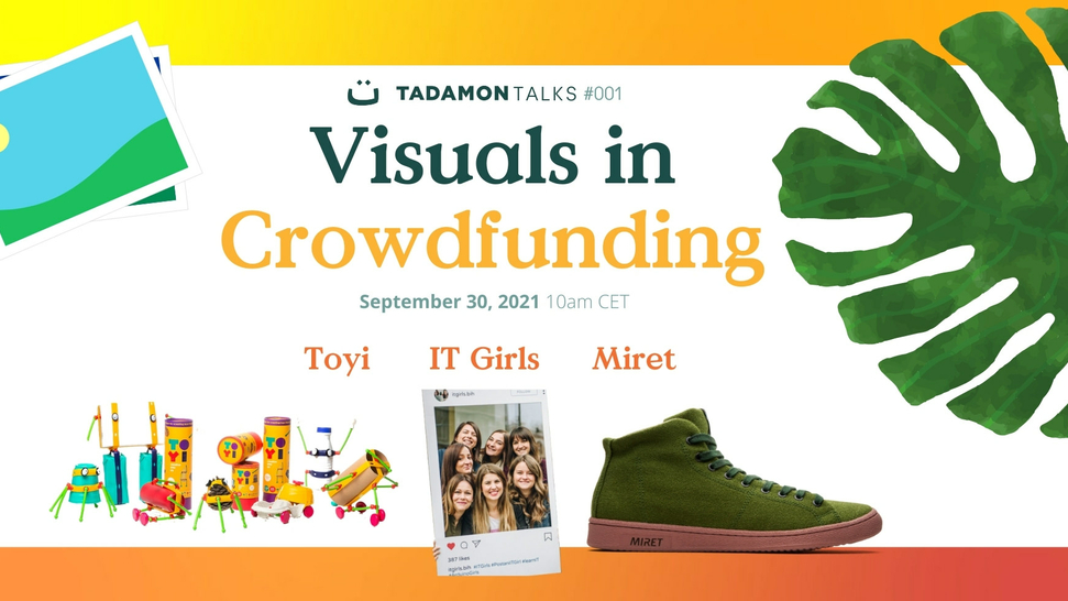 Tadamon Talks #01: How to use visual communication effectively in crowdfunding campaigns